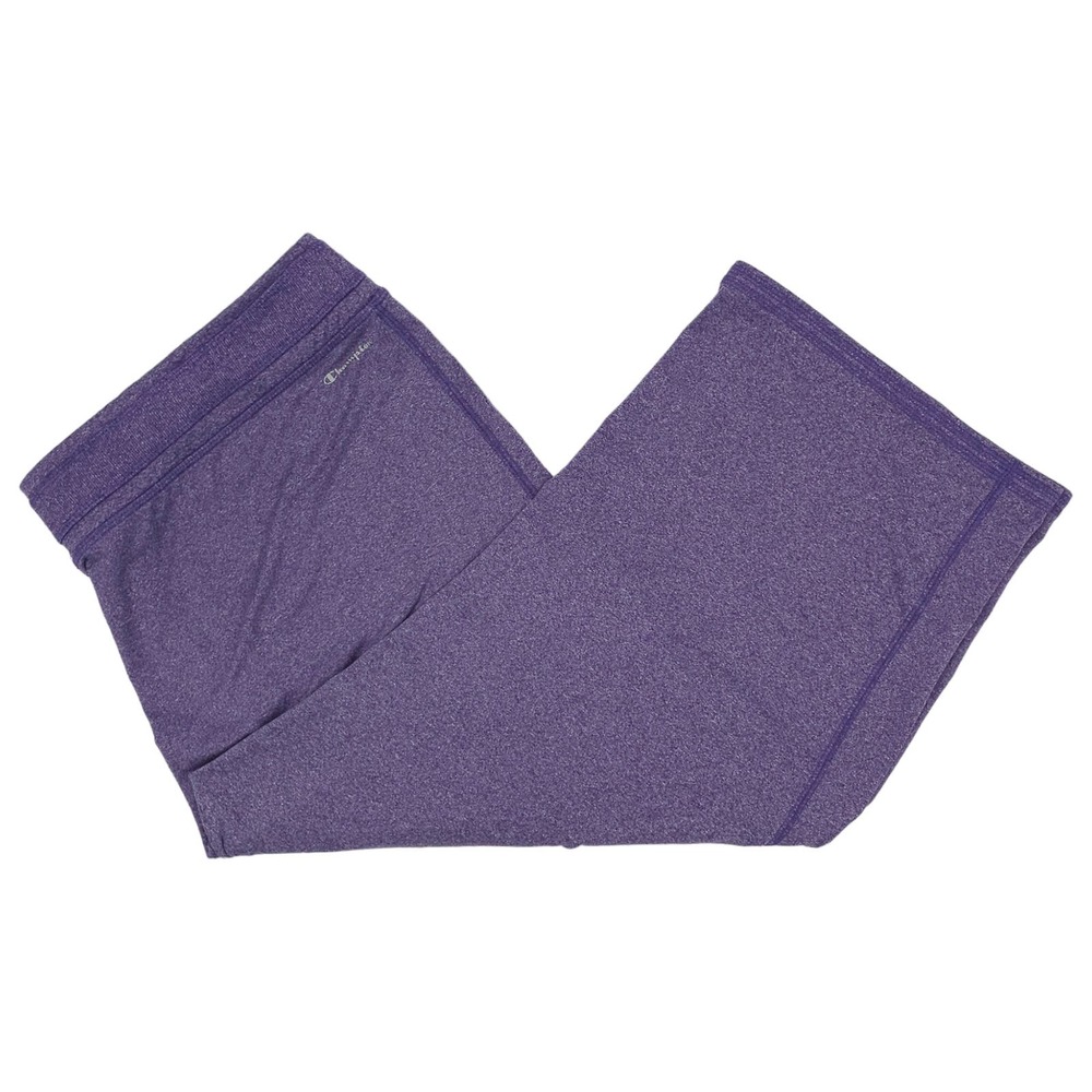 Champion Pants Womens Extra Large Capri Drawstring Purple